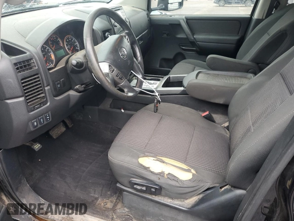 2014 Nissan Titan Pro-4X with VIN 1N6AA0EC3EN514744, listed as a Copart auction lot 80469314 with 191,780 mi miles and Salvage title. Bid and sale history available at DreamBid. Image 7.