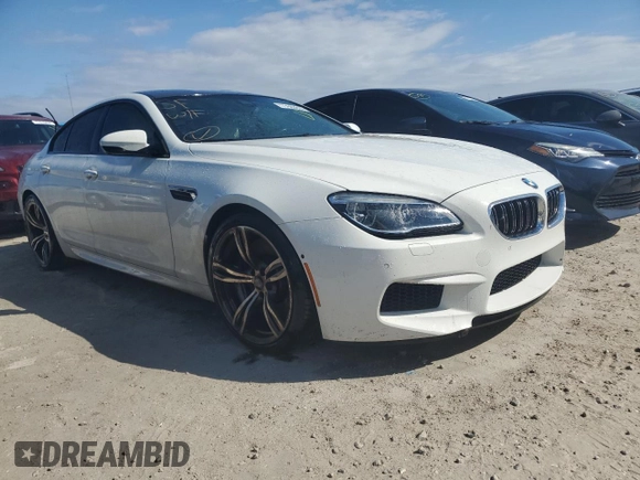 2016 BMW M6 with VIN WBS6E9C55GGF92676, listed as a Copart auction lot 77663924 with 36,548 mi miles and Salvage title. Bid and sale history available at DreamBid. Image 4.