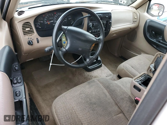 1998 Ford Ranger XL with VIN 1FTZR15UXWTA29687, listed as a Copart auction lot 44373735 with 218,689 mi miles and Non Repairable. Bid and sale history available at DreamBid. Image 8.