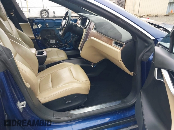 2017 Tesla Model S 100D with VIN 5YJSA1E25HF184502, listed as a IAAI auction lot 41834310 with 92,887 mi miles and . Bid and sale history available at DreamBid. Image 5.