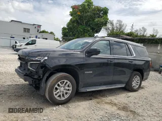 2024 Chevrolet Tahoe LS with VIN 1GNSCMKD1RR276226, listed as a Copart auction lot 62785025 with 13,158 mi miles and Salvage title. Bid and sale history available at DreamBid. Image 1.