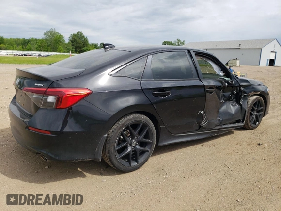 2022 Honda Civic Sport z VIN 2HGFE2F53NH600445, wystawiony jako Copart lot #57883355 z przebiegiem 47 235 mil mil oraz Szkoda całkowita • Salvage title. Historia ofert i sprzedaży dostępna na DreamBid. Obrazek 3.