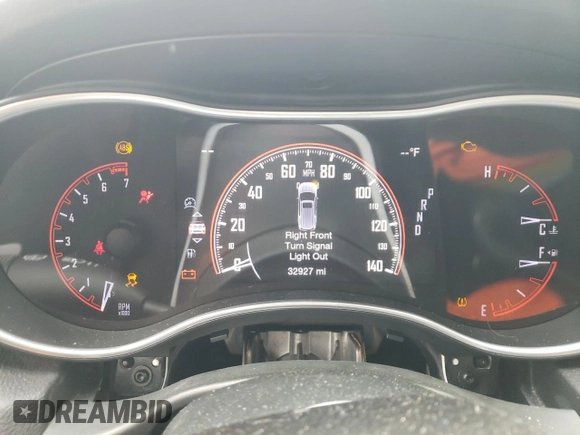 2020 Dodge Durango Pursuit with VIN 1C4RDJFG3LC286998, listed as a Copart auction lot 51589835 with 32,927 mi miles and Salvage title. Bid and sale history available at DreamBid. Image 9.