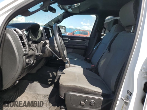 2022 Ram 1500 Big Horn with VIN 1C6RREMT2NN480011, listed as a Copart auction lot 46630725 with 77,951 mi miles and Salvage Title. Bid and sale history available at carsss.com. Image 7.