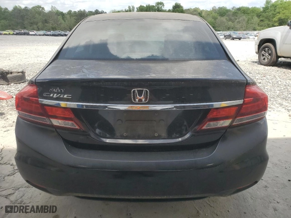 2015 Honda Civic Sedan LX with VIN 19XFB2F55FE003060, listed as a Copart auction lot 51705565 with 24,438 mi miles and Clean Title. Bid and sale history available at carsss.com. Image 6.