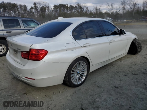2015 BMW 3 Series 328i with VIN WBA3A5C50FF607260, listed as a Copart auction lot 46051975 with 135,106 mi miles and Salvage Title. Bid and sale history available at carsss.com. Image 3.