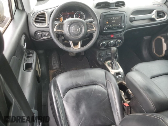 2016 Jeep Renegade Limited with VIN ZACCJBDT4GPC75207, listed as a Copart auction lot 57262285 with 119,336 mi miles and Clean title. Bid and sale history available at DreamBid. Image 8.