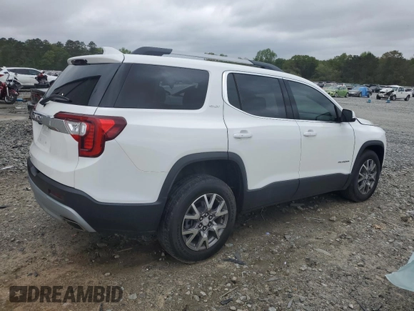 2021 GMC Acadia SLT with VIN 1GKKNMLS1MZ234345, listed as a Copart auction lot 50780855 with 42,687 mi miles and Salvage title. Bid and sale history available at DreamBid. Image 3.