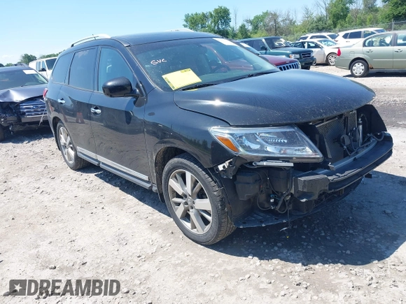 2014 Nissan Pathfinder S with VIN 5N1AR2MM7EC652571, listed as a IAAI auction lot 42641349 with 208,810 mi miles and . Bid and sale history available at DreamBid. Image 1.