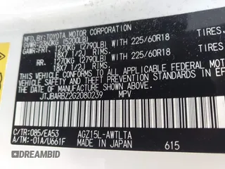 2016 Lexus NX 200t with VIN JTJBARBZ2G2080239, listed as a IAAI auction lot 40704076 with Not Provided miles and . Bid and sale history available at DreamBid. Image 9.