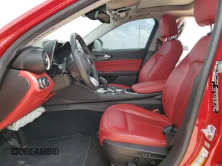2020 Alfa Romeo Giulia with VIN ZARFAMAN7L7638353, listed as a Copart auction lot 54167255 with Not provided miles and Salvage title. Bid and sale history available at DreamBid. Image 7.