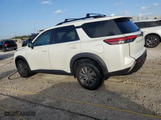 2024 Nissan Pathfinder SV with VIN 5N1DR3BA7RC238160, listed as a Copart auction lot 80734214 with 15,682 mi miles and Non Repairable. Bid and sale history available at carsss.com. Image 2.