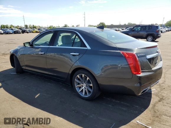 2016 Cadillac CTS Luxury Collection AWD with VIN 1G6AX5SS9G0124616, listed as a Copart auction lot 60116234 with 33,983 mi miles and Clean Title. Bid and sale history available at DreamBid. Image 2.