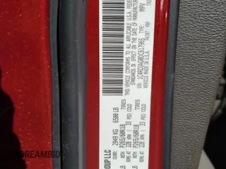 2013 Dodge Durango SXT with VIN 1C4RDJAG0DC617965, listed as a Copart auction lot 53346025 with 184,434 mi miles and Clean Title. Bid and sale history available at carsss.com. Image 13.