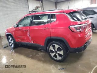 2018 Jeep Compass Latitude with VIN 3C4NJDBB8JT180048, listed as a Copart auction lot 45653135 with 147,279 mi miles and Salvage title. Bid and sale history available at DreamBid. Image 2.