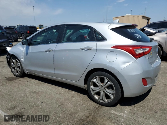 2014 Hyundai Elantra GT with VIN KMHD35LH6EU224649, listed as a Copart auction lot 53884225 with 126,050 mi miles and Salvage Title. Bid and sale history available at carsss.com. Image 2.