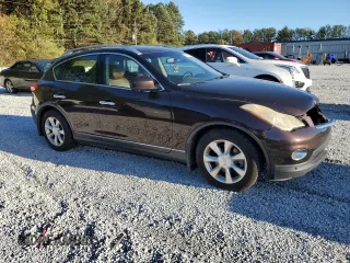 2010 Infiniti EX Journey with VIN JN1AJ0HP7AM701988, listed as a Copart auction lot 81646054 with 145,198 mi miles and Salvage Title. Bid and sale history available at DreamBid. Image 4.