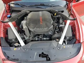 2023 Kia Stinger GT2 with VIN KNAE55LC3P6127646, listed as a Copart auction lot 81470704 with 39,527 mi miles and Salvage Title. Bid and sale history available at carsss.com. Image 11.