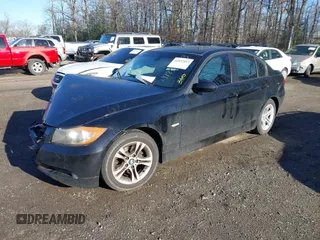 2008 BMW 3 Series 328i with VIN WBAVA37568NL55529, listed as a IAAI auction lot 41832053 with 134,933 mi miles. Bid and sale history available at carsss.com. Image 2.