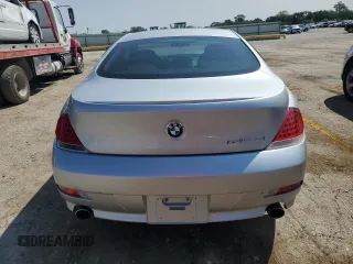 2004 BMW 6 Series 645Ci with VIN WBAEH73464B190870, listed as a Copart auction lot 71056994 with 124,715 mi miles and Salvage Title. Bid and sale history available at carsss.com. Image 6.