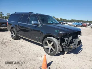 2015 Ford Expedition EL Platinum with VIN 1FMJK1LT4FEF14189, listed as a Copart auction lot 80850174 with 143,909 mi miles and Salvage Title. Bid and sale history available at carsss.com. Image 4.