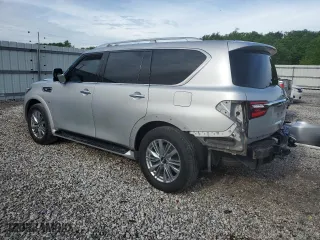 2019 Infiniti QX80 LUXE with VIN JN8AZ2NF3K9682037, listed as a Copart auction lot 52726034 with 127,381 mi miles. Bid and sale history available at carsss.com. Image 2.