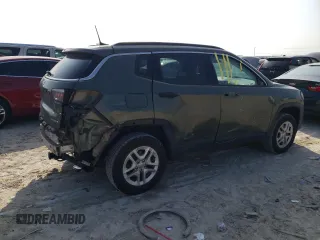 2021 Jeep Compass Sport with VIN 3C4NJDAB4MT510581, listed as a Copart auction lot 43903255 with 67,496 mi miles and Salvage title. Bid and sale history available at DreamBid. Image 3.