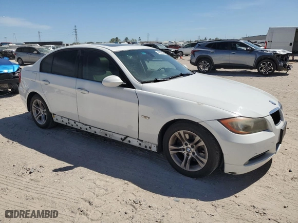 2008 BMW 3 Series 328i with VIN WBAVC53548F008089, listed as a Copart auction lot 49532315 with 138,121 mi miles and Clean Title. Bid and sale history available at carsss.com. Image 4.