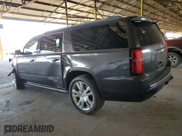 2017 Chevrolet Suburban Premier with VIN 1GNSCJKC8HR163863, listed as a Copart auction lot 78903514 with 142,212 mi miles and Salvage title. Bid and sale history available at DreamBid. Image 2.