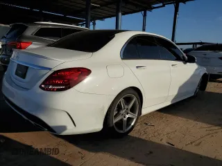 2017 Mercedes-Benz C 300 with VIN 55SWF4JB6HU223073, listed as a Copart auction lot 62393865 with 95,400 mi miles and Salvage title. Bid and sale history available at DreamBid. Image 3.