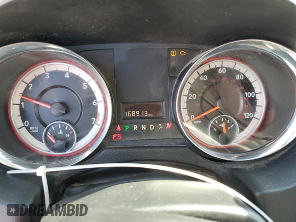 2013 Ram Cargo Van Tradesman with VIN 2C4JRGAG4DR649472, listed as a Copart auction lot 81224274 with 168,913 mi miles and Salvage Title. Bid and sale history available at carsss.com. Image 9.