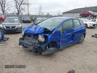 2015 Honda Fit EX-L with VIN 3HGGK5H87FM766816, listed as a IAAI auction lot 41907606 with 1 mi miles. Bid and sale history available at carsss.com. Image 2.