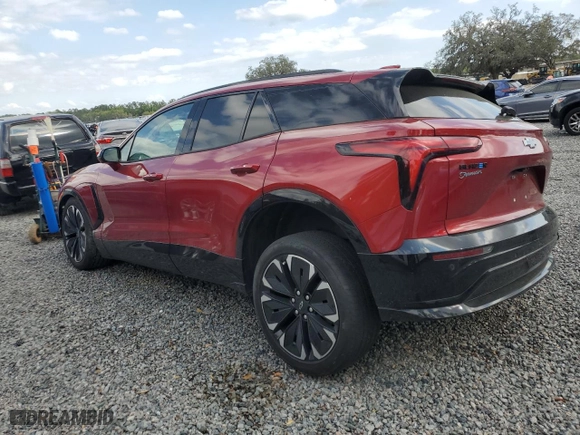 2024 Chevrolet Blazer EV eAWD RS with VIN 3GNKDCRJXRS186511, listed as a Copart auction lot 48778455 with 0 mi miles and Salvage Title. Bid and sale history available at carsss.com. Image 2.