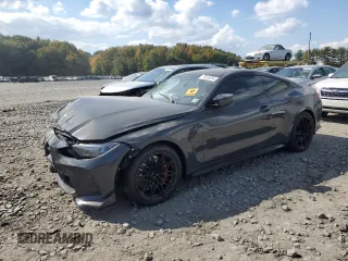 2022 BMW M4 Competition xDrive with VIN WBS43AZ00NCK05589, listed as a Copart auction lot 74566054 with 0 mi miles and Salvage Title. Bid and sale history available at carsss.com. Image 1.