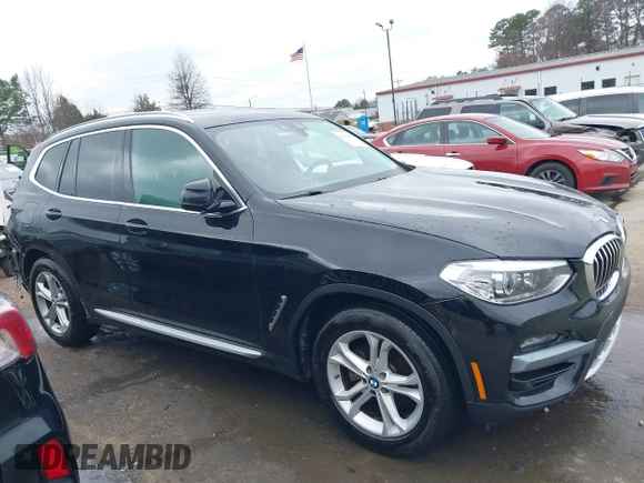 2020 BMW X3 sDrive30i with VIN 5UXTY3C01L9B58559, listed as a IAAI auction lot 41531605 with 120,594 mi miles and . Bid and sale history available at DreamBid. Image 14.