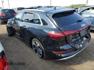 2023 Audi e-tron Premium Plus with VIN WA1LAAGE7PB002161, listed as a Copart auction lot 60665413 with Not provided miles and . Bid and sale history available at DreamBid. Image 2.