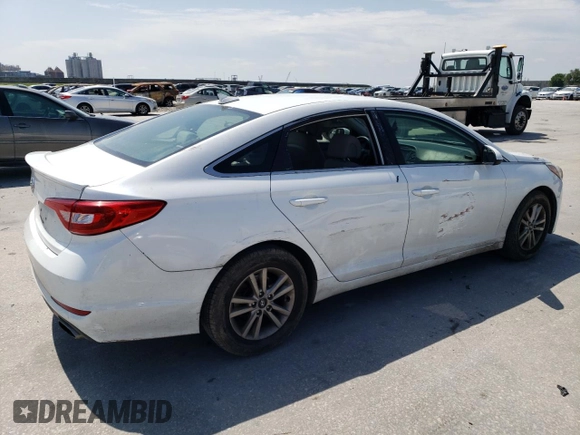 2016 Hyundai Sonata SE with VIN 5NPE24AF8GH366649, listed as a Copart auction lot 66293453 with 95,268 mi miles and Salvage title. Bid and sale history available at DreamBid. Image 3.