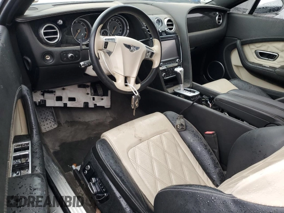 2015 Bentley Continental GT with VIN SCBFT7ZA5FC041658, listed as a Copart auction lot 80502724 with Not Provided miles and Salvage Title. Bid and sale history available at DreamBid. Image 8.