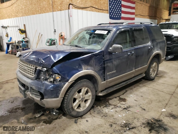 2004 Ford Explorer Eddie Bauer with VIN 1FMDU74W54UB04359, listed as a Copart auction lot 80059104 with 268,517 mi miles and Salvage Title. Bid and sale history available at carsss.com. Image 1.
