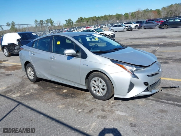 2016 Toyota Prius Two with VIN JTDKBRFU7G3529309, listed as a IAAI auction lot 41737308 with 116,848 mi miles. Bid and sale history available at carsss.com. Image 1.