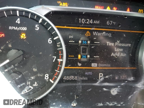 2023 Nissan Pathfinder Rock Creek with VIN 5N1DR3BD5PC233451, listed as a Copart auction lot 88786915 with 48,868 mi miles and Salvage title. Bid and sale history available at DreamBid. Image 9.