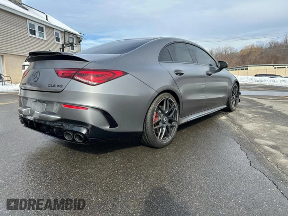 2021 Mercedes-Benz CLA 45 AMG with VIN W1K5J5DB5MN181560, listed as a Copart auction lot 47049525 with 96,171 mi miles and Clean Title. Bid and sale history available at DreamBid. Image 3.