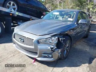 2017 Infiniti Q50 3.0t Premium with VIN JN1EV7AR1HM837831, listed as a IAAI auction lot 41818427 with 68,425 mi miles. Bid and sale history available at carsss.com. Image 19.