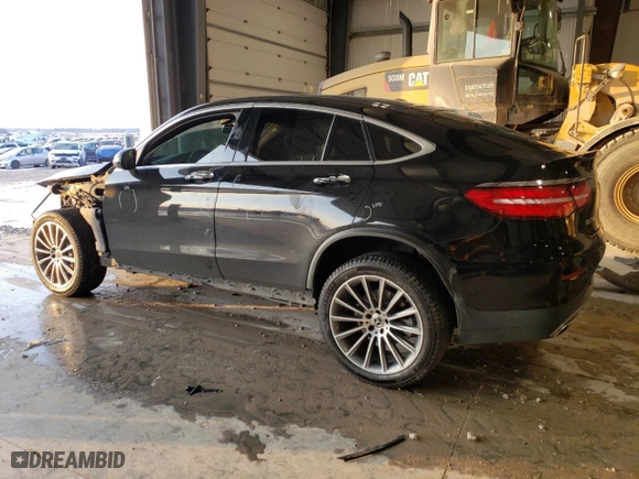 2018 Mercedes-Benz GLC with VIN WDC0J4KB7JF466682, listed as a Copart auction lot 45630865 with 106,148 mi miles and Salvage Title. Bid and sale history available at carsss.com. Image 2.