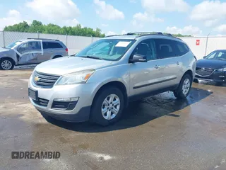 2014 Chevrolet Traverse LS z VIN 1GNKRFED2EJ140041, wystawiony jako IAAI lot #42153283 z przebiegiem 112 133 mil mil oraz . Historia ofert i sprzedaży dostępna na DreamBid. Obrazek 2.