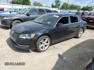 2014 Volkswagen Passat SE with VIN 1VWBS7A34EC031789, listed as a Copart auction lot 63089415 with Not provided miles and Clean title. Bid and sale history available at DreamBid. Image 1.