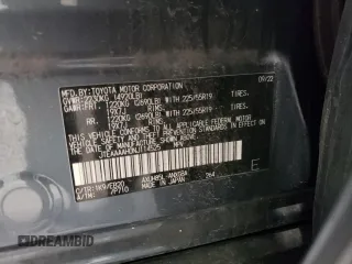 2022 Toyota Venza LE with VIN JTEAAAAH0NJ114525, listed as a Copart auction lot 50277474 with 42,639 mi miles. Bid and sale history available at carsss.com. Image 13.