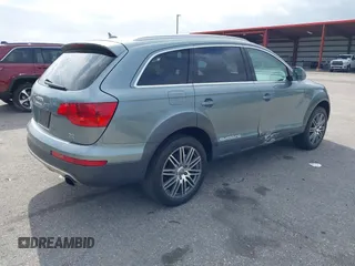 2007 Audi Q7 Premium with VIN WA1BY74LX7D068219, listed as a IAAI auction lot 41829548 with 125,071 mi miles and . Bid and sale history available at DreamBid. Image 4.