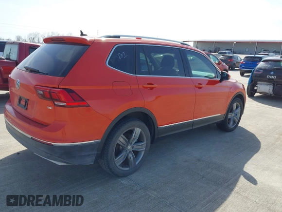 2018 Volkswagen Tiguan SEL Premium with VIN 3VV5B7AX8JM116146, listed as a IAAI auction lot 41738184 with 163,731 mi miles and . Bid and sale history available at DreamBid. Image 4.