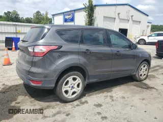 2018 Ford Escape S with VIN 1FMCU0F7XJUA71377, listed as a Copart auction lot 53922215 with 57,459 mi miles and Salvage title. Bid and sale history available at DreamBid. Image 3.